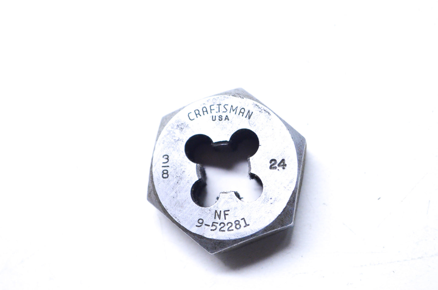 New Craftsman Metric Hexagon Die 3/8 X 24 NOS