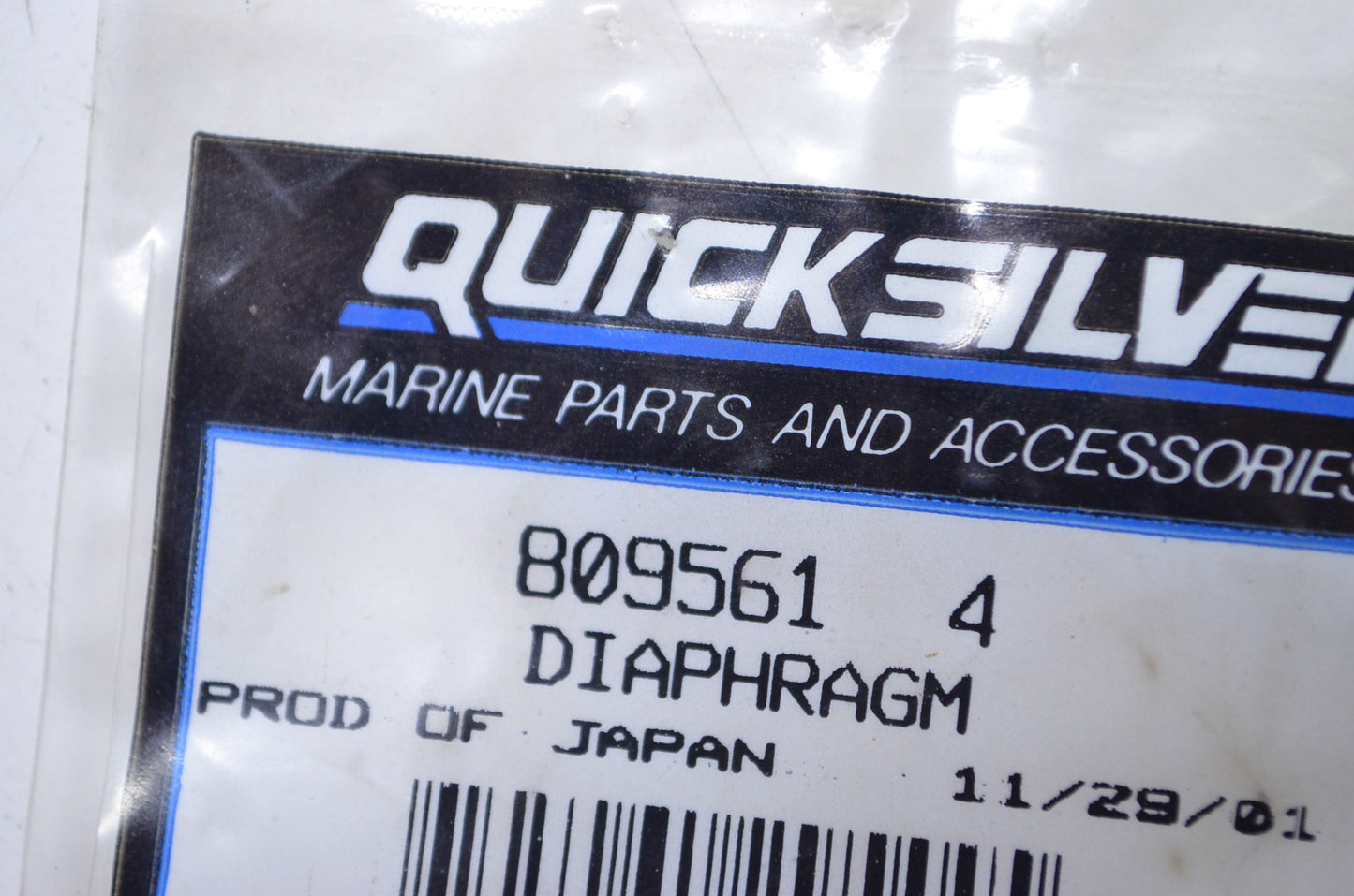 New OEM Mercury Diaphragm NOS