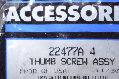 New OEM Mercury Thumb Screw Assembly NOS