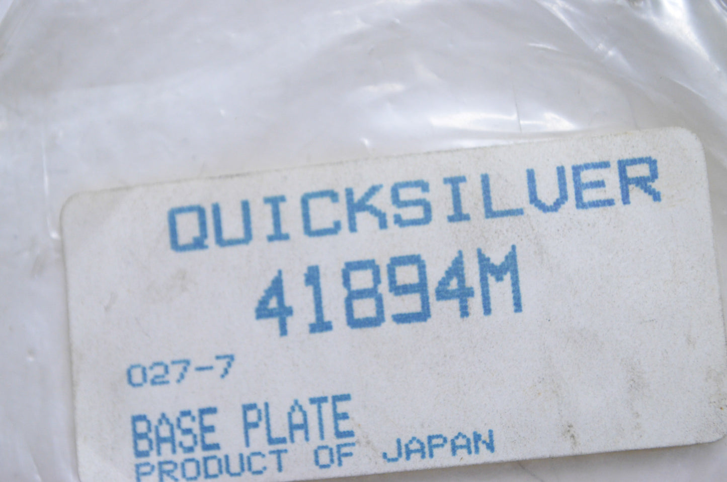 OEM Mercury 41894 Base Plate NOS