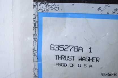OEM Mercury 835278A 1 Prop Thrust Washer NOS