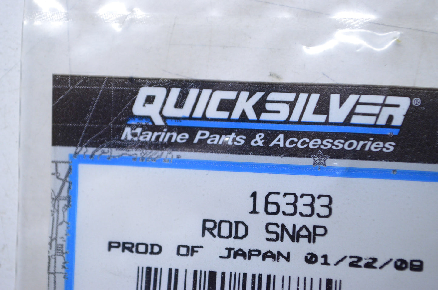 New OEM Mercury Snap Rod Clip NOS
