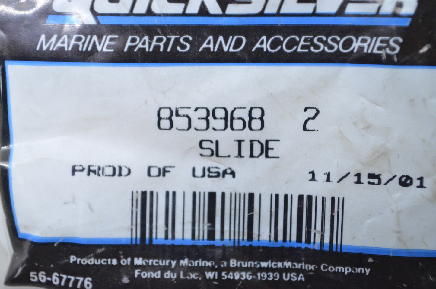 OEM Mercury 853968 2 Slide NOS