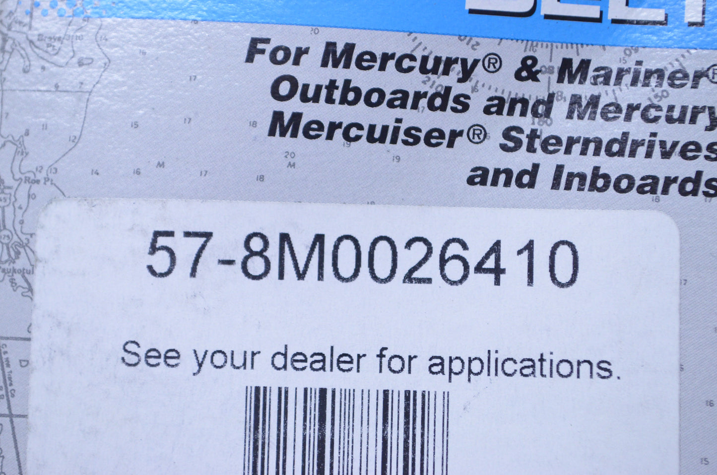 New OEM Mercury Serpentine Belt NOS