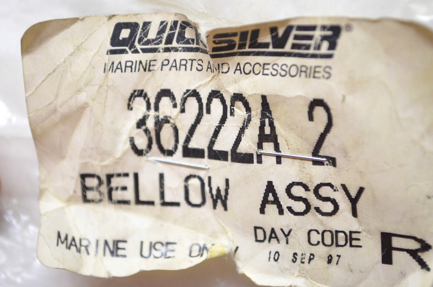 OEM Mercury 36222A 2 U-Joint Bellow Kit NOS
