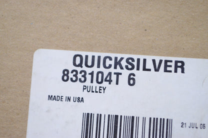 OEM Mercury 833104T 6 Drive Gear Pulley NOS