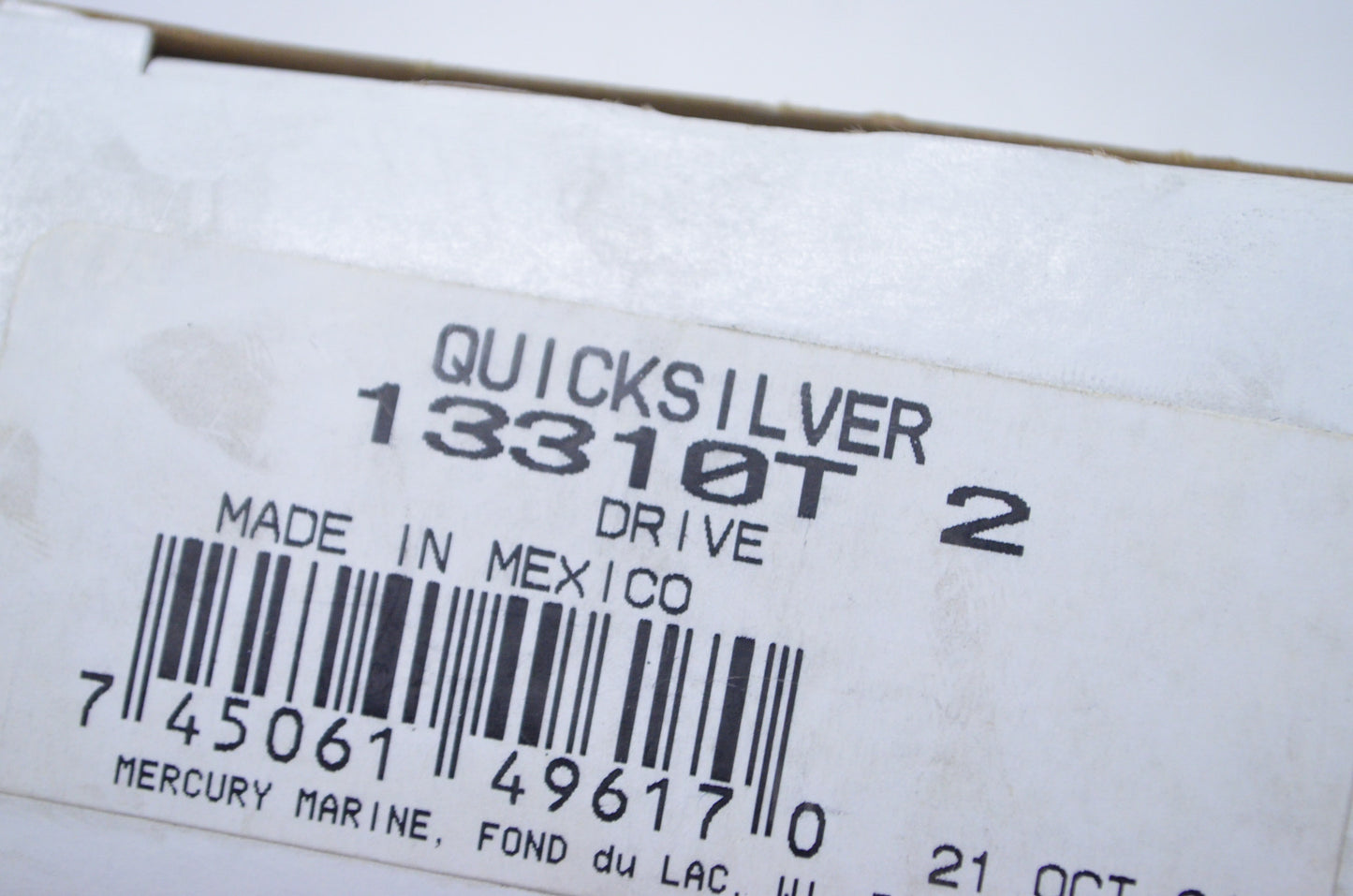 OEM Mercury 13310T 2 Gear Drive NOS