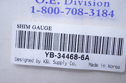 K&L YB-34468-6A Yamaha Shim Gauge NOS
