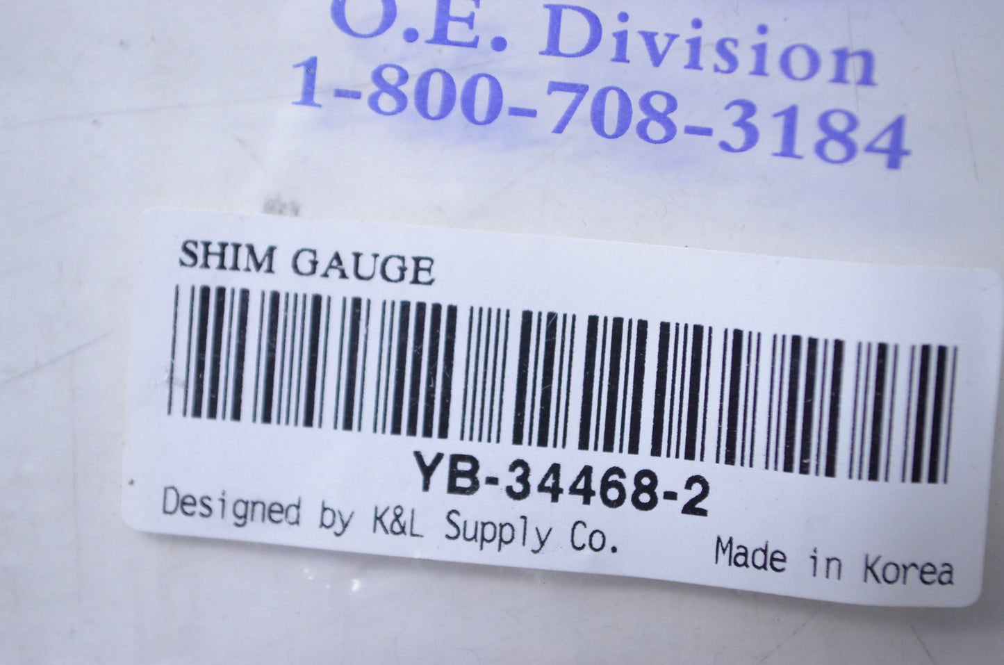 K&L YB-34468-2 Yamaha Shim Gauge NOS