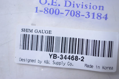 K&L YB-34468-2 Yamaha Shim Gauge NOS