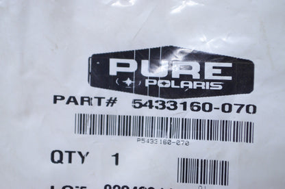 OEM Polaris 5433160-070 Black Handlebar Cover Slider NOS