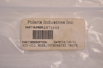 OEM Polaris 2873649 Integrated Valve Oil Hose NOS