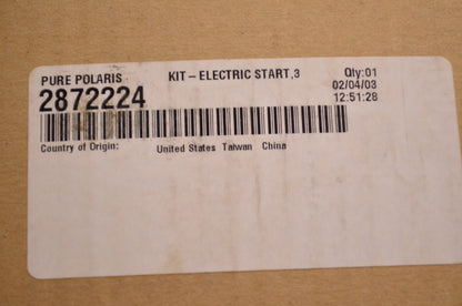 New OEM Polaris Key Operated Electric Start Kit 99-02 Indy 340 Deluxe Touring NO