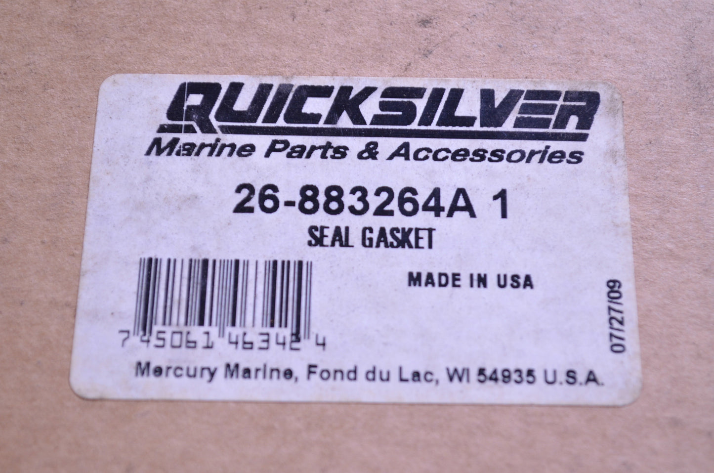 OEM Mercury 26-883264A1 Gasket/Seal Kit NOS