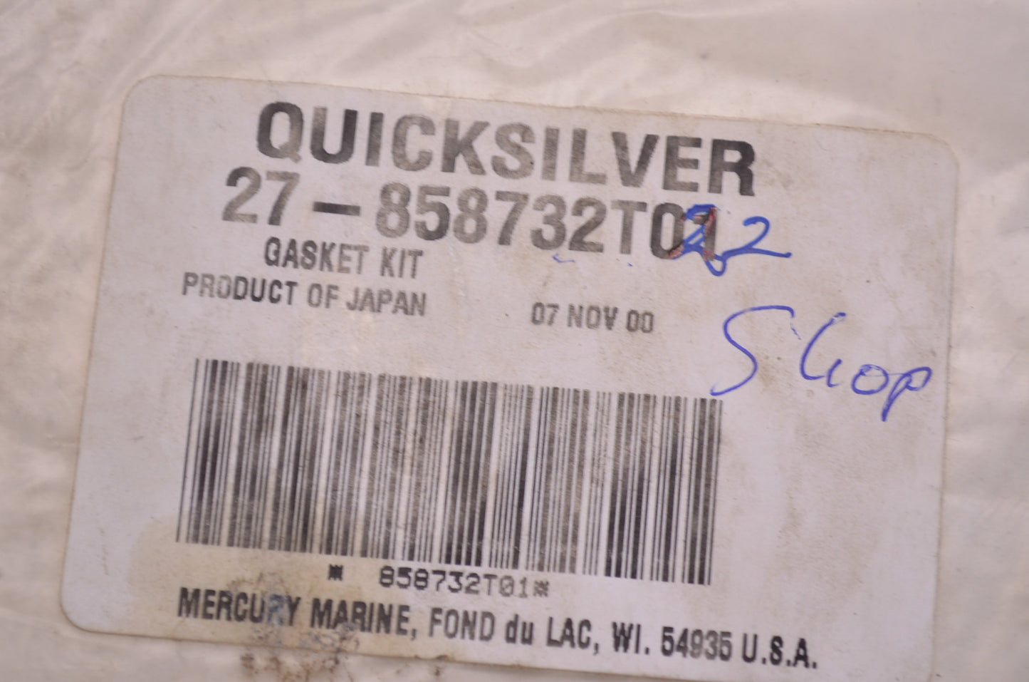 OEM Mercury 27-858732T02 Gasket Kit NOS
