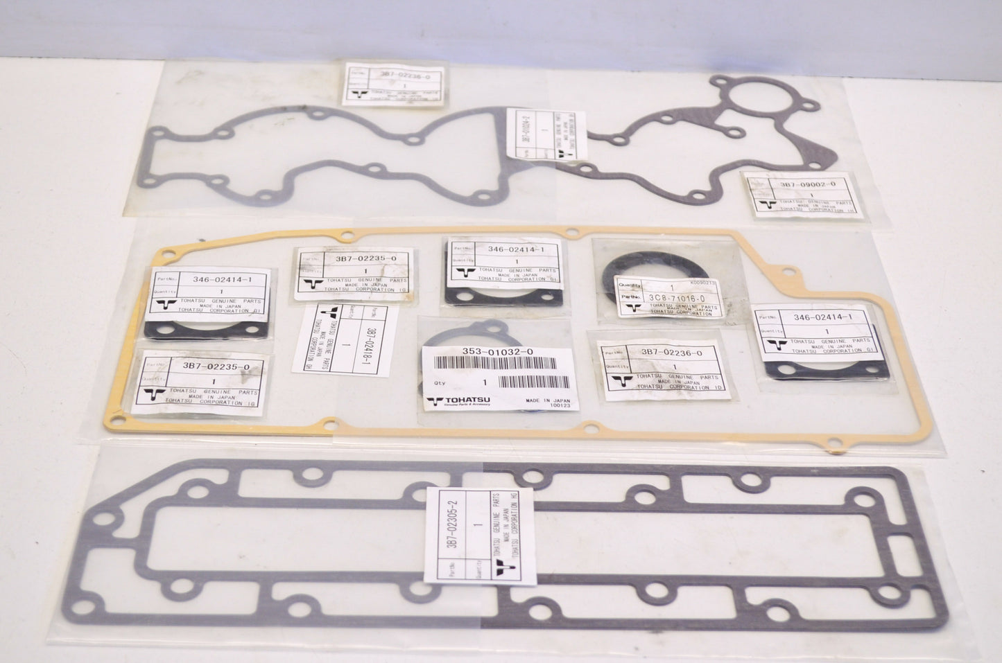 Tohatsu 3B7-87121-7 Powerhead Gasket Kit NOS