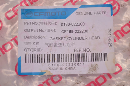New CF Moto Cylinder Head Gasket NOS