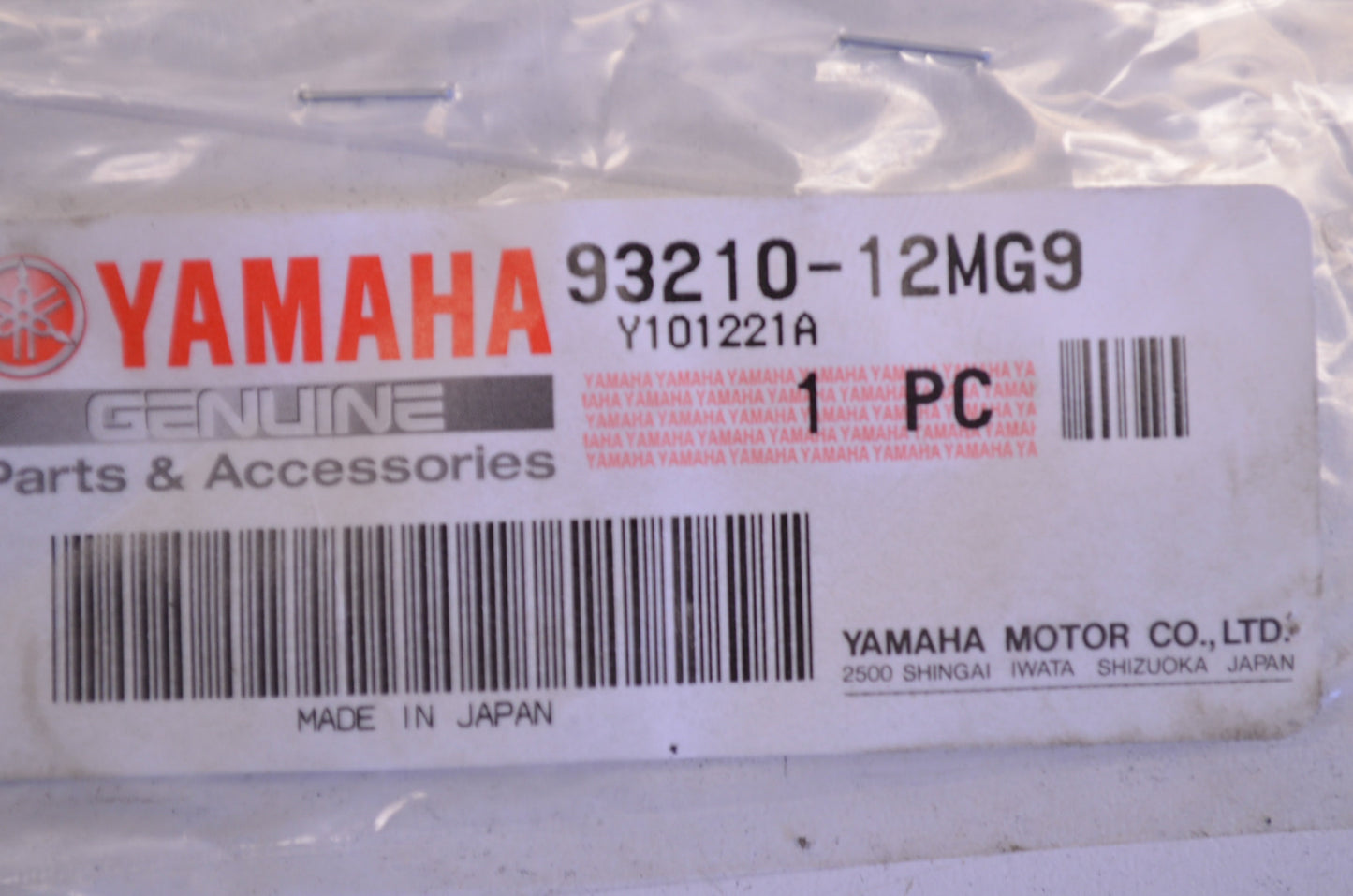 OEM Yamaha 93210-12MG9-00 O-Ring NOS