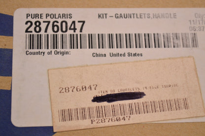 New OEM Polaris Hand Warmer Gauntlet Kit NOS
