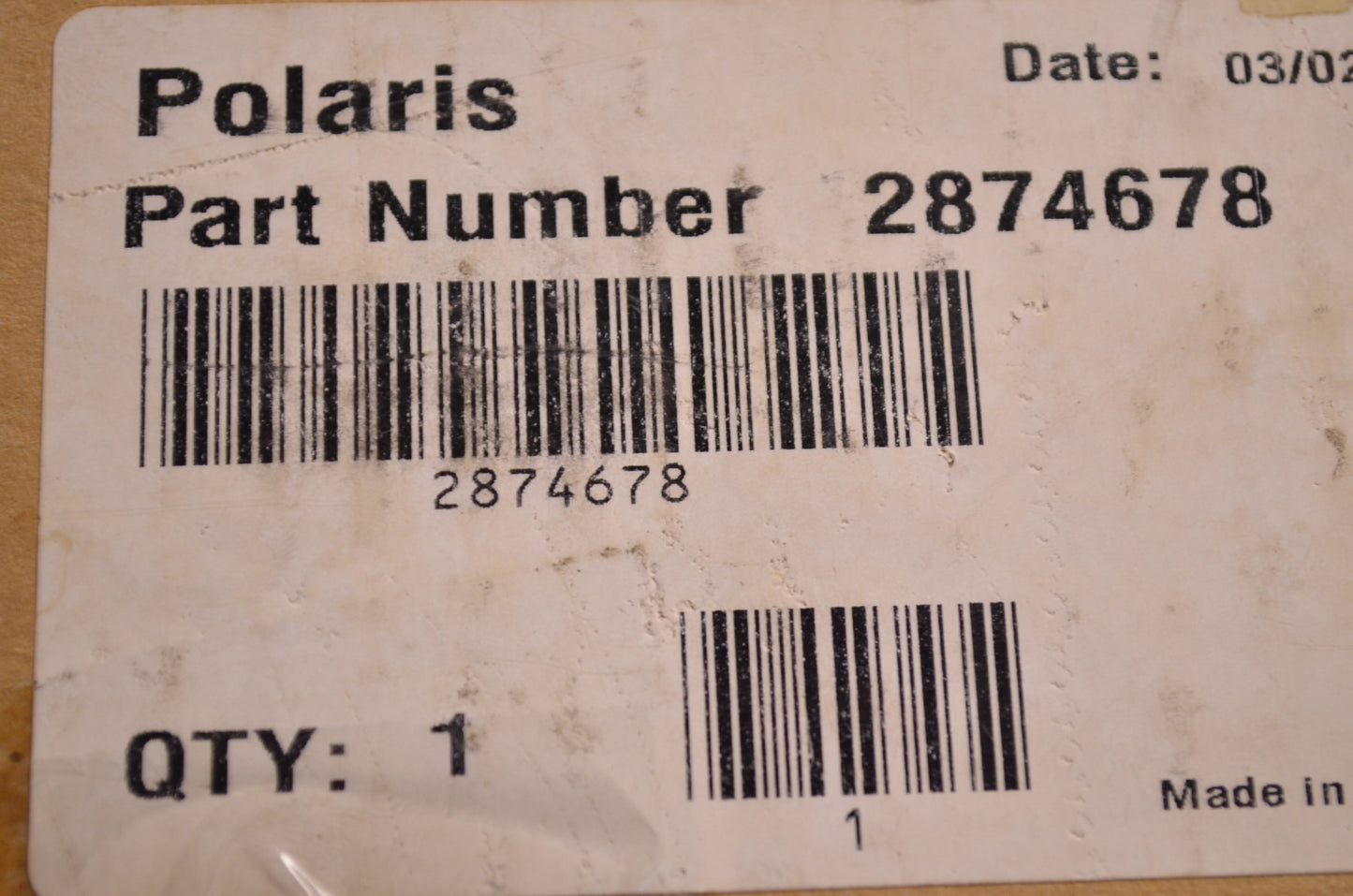 New OEM Polaris Winch Mount Kit NOS