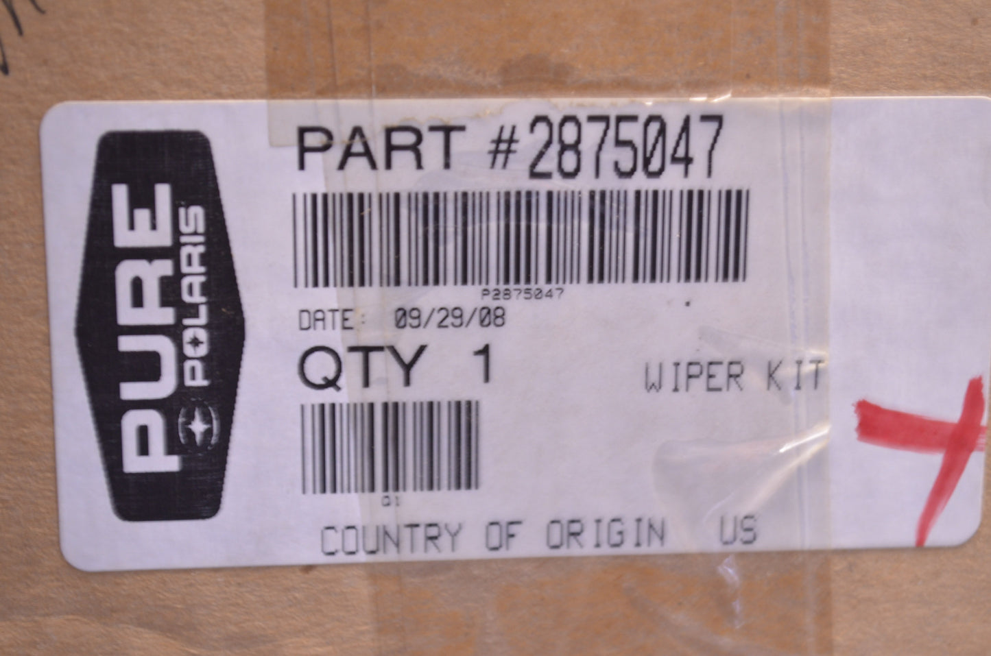 New OEM Polaris Incomplete Windshield Wiper Kit NOS