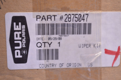 New OEM Polaris Incomplete Windshield Wiper Kit NOS