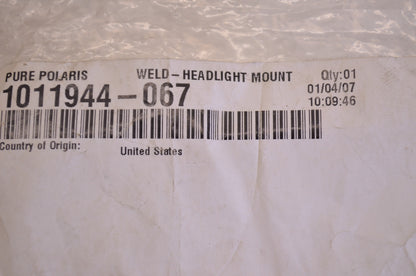 OEM Polaris 1011944-067 Headlight Mount NOS