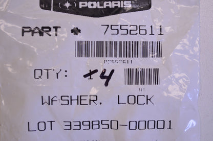 OEM Polaris 7552611 Stainless Steel Lock Washer Qty 4 NOS