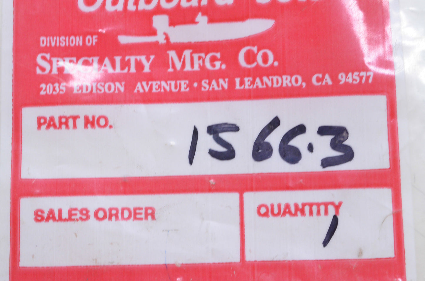 New Specialty Manufacturing Co./Outboard Jets Neutral Cable Assembly NOS