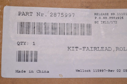 OEM Polaris 2875997 Fairlead Roller Kit NOS
