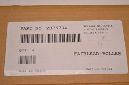 OEM Polaris 2876794 Roller Fairlead 2500 & 3500 NOS