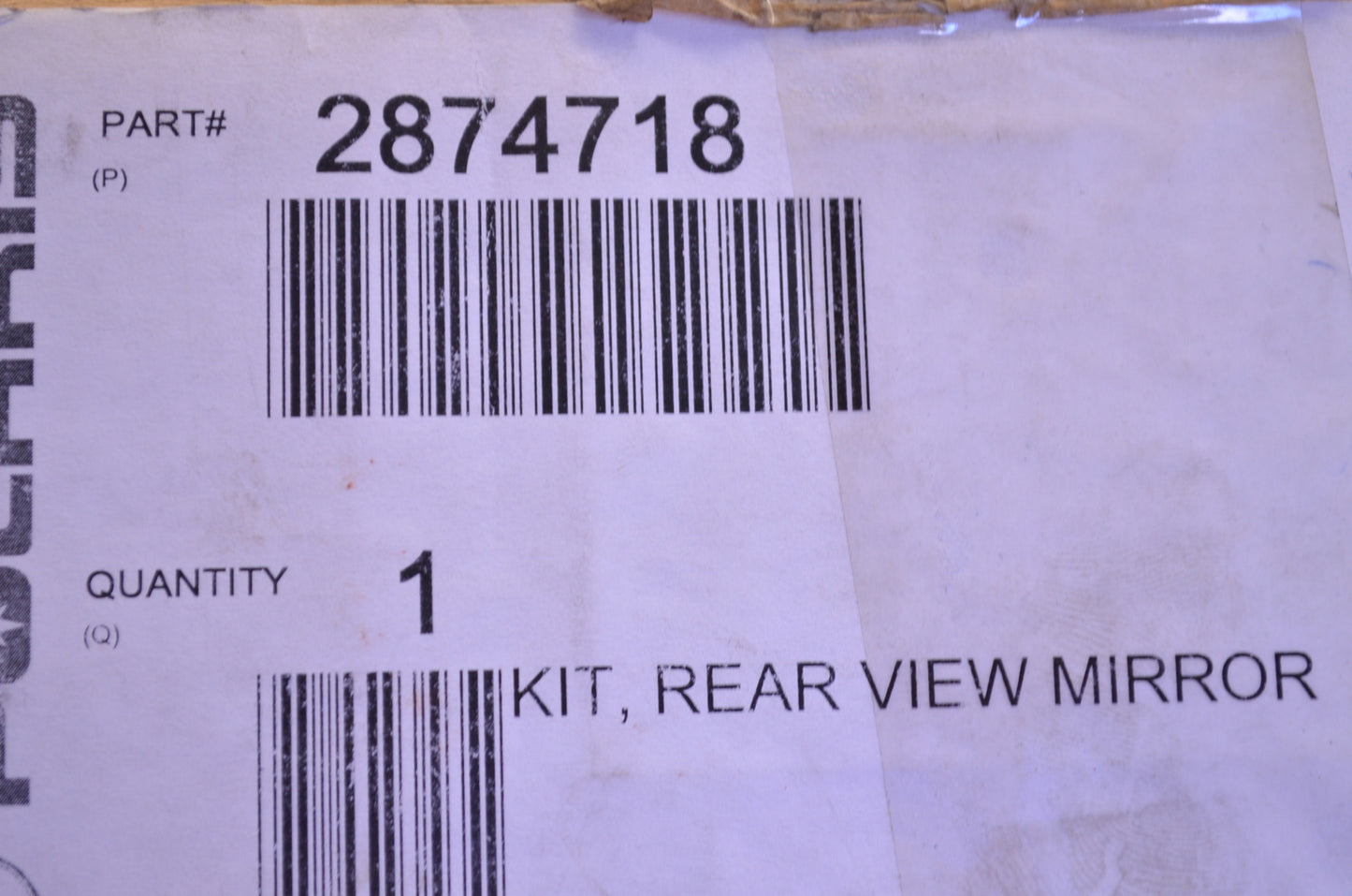 OEM Polaris 2874718 Rear View Mirror NOS