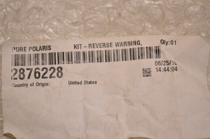 OEM Polaris 2876228 Reverse Warning Kit NOS