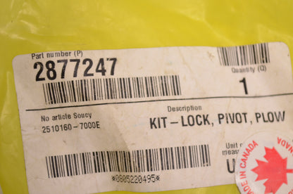 New OEM Polaris Plow Pivot Lock Kit NOS