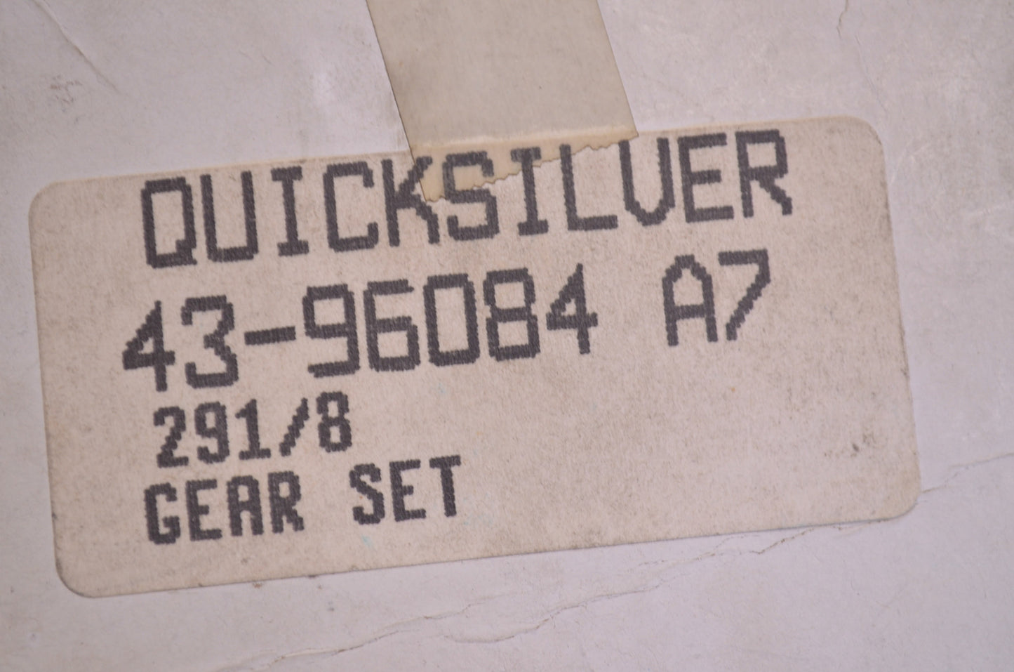 OEM Mercury 43-96084A7 Gear Kit NOS