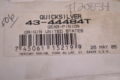 New OEM Mercury Pinion Gear NOS