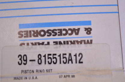 OEM Mercury 39-815515A12 Piston Ring Kit NOS