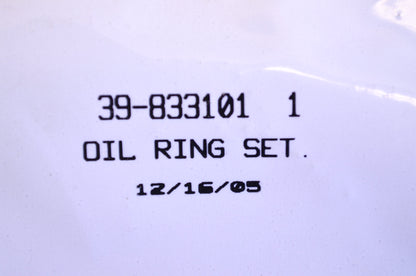 OEM Mercury 39-833101-1 Oil Ring Kit NOS