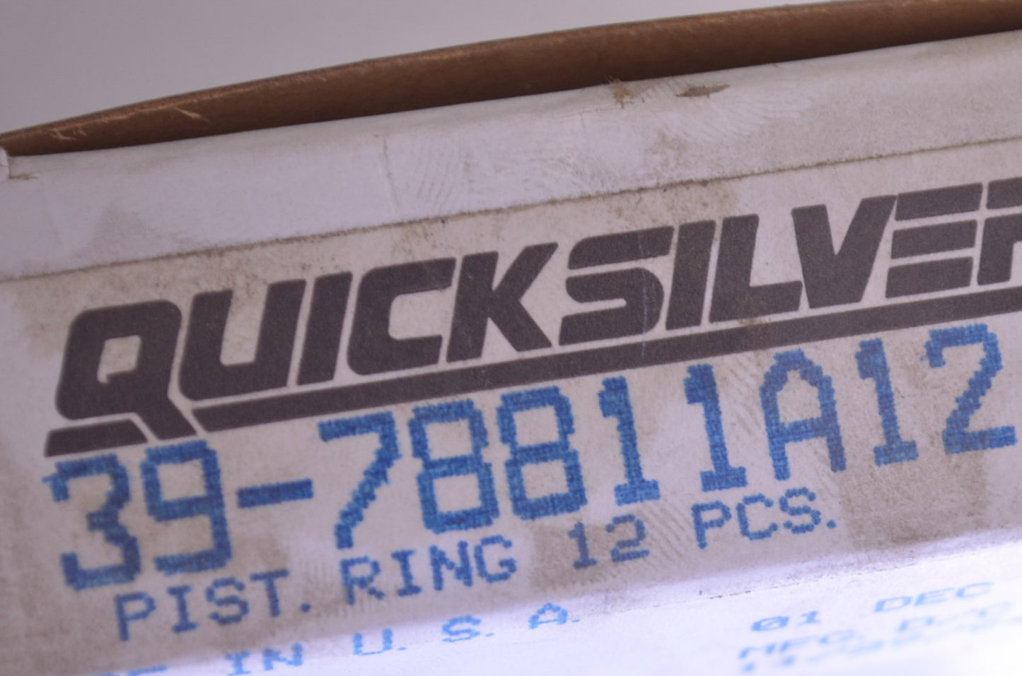 OEM Mercury 39-78811A12 Piston Ring Kit NOS