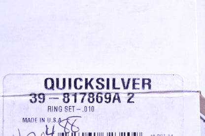 OEM Mercury 39-817869A-2 Piston Ring Kit NOS