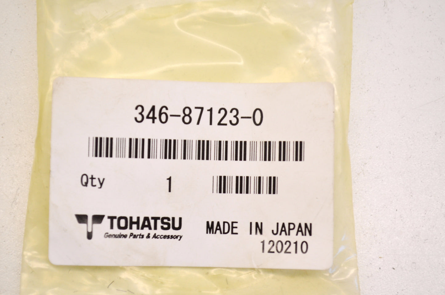 OEM Tohatsu 346-87123-0 Piston Ring Kit NOS