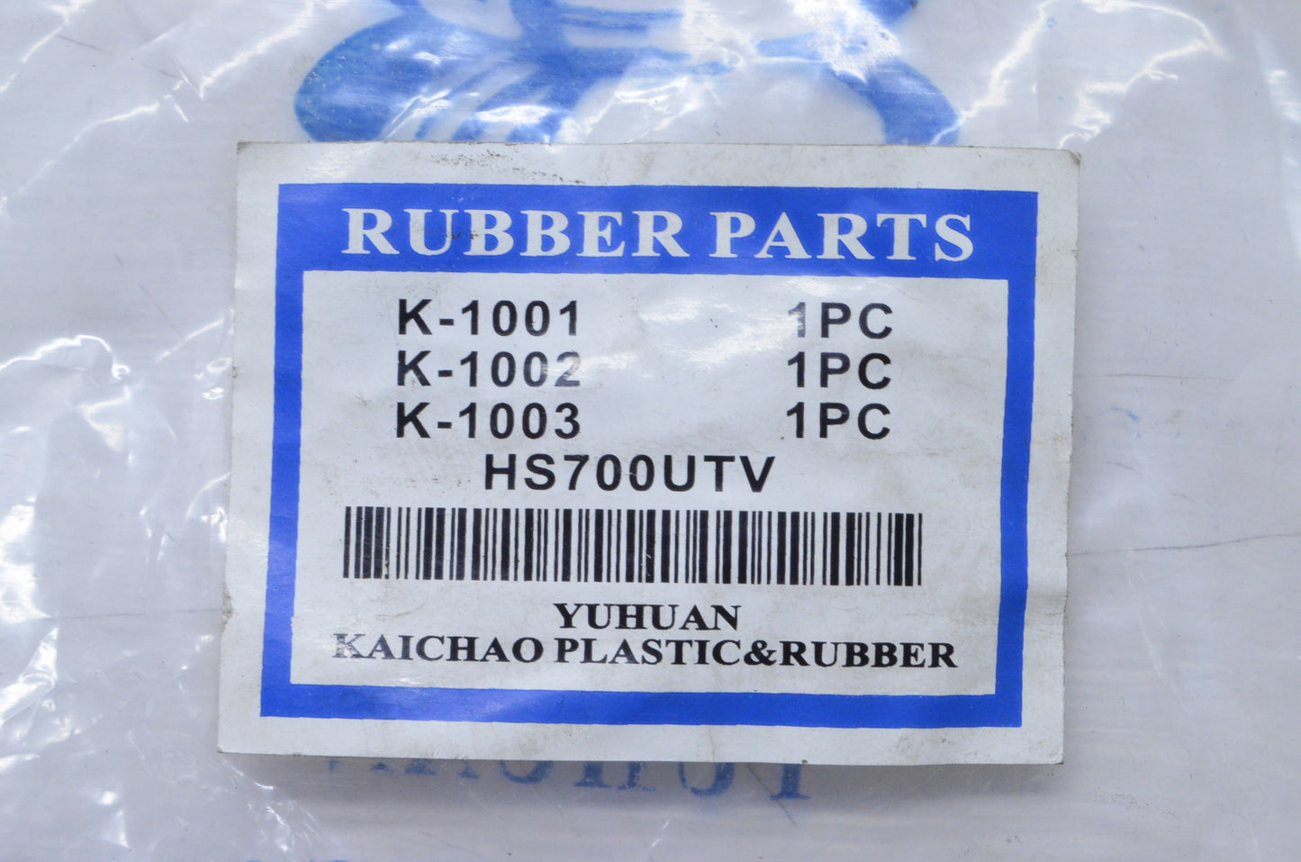 Yuhuan HS700UTV Plastic Rubber Boot Kit NOS