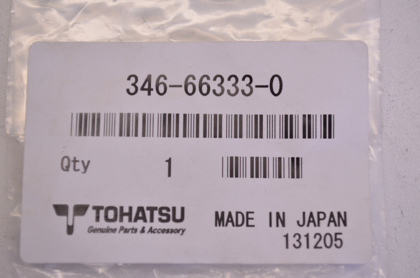 Tohatsu 346-66333-0 Reverse Lock Lever Grip NOS