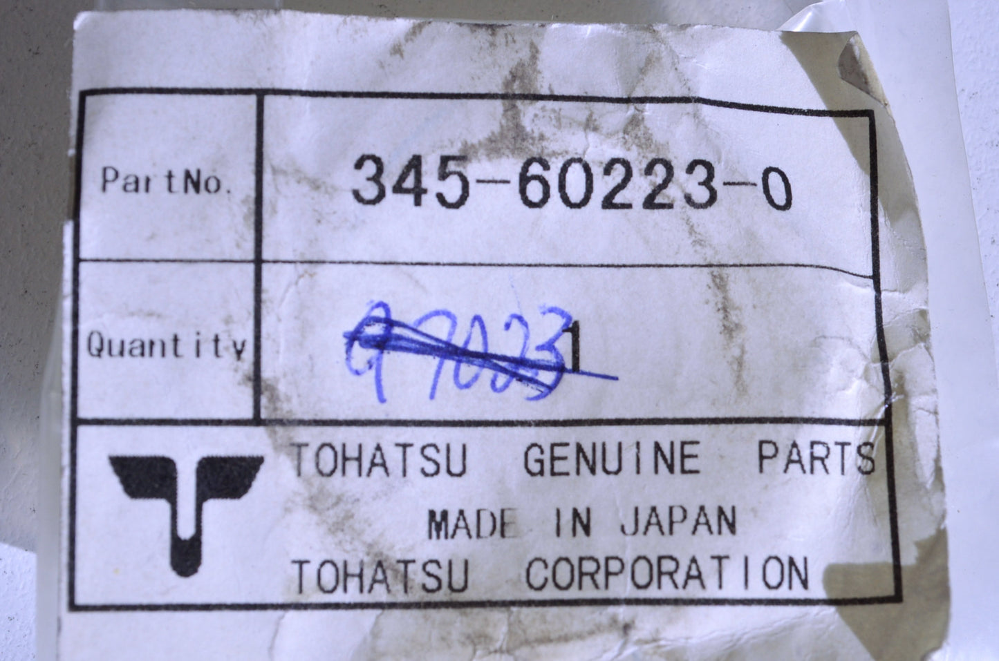 New OEM Tohatsu Oil Seal NOS