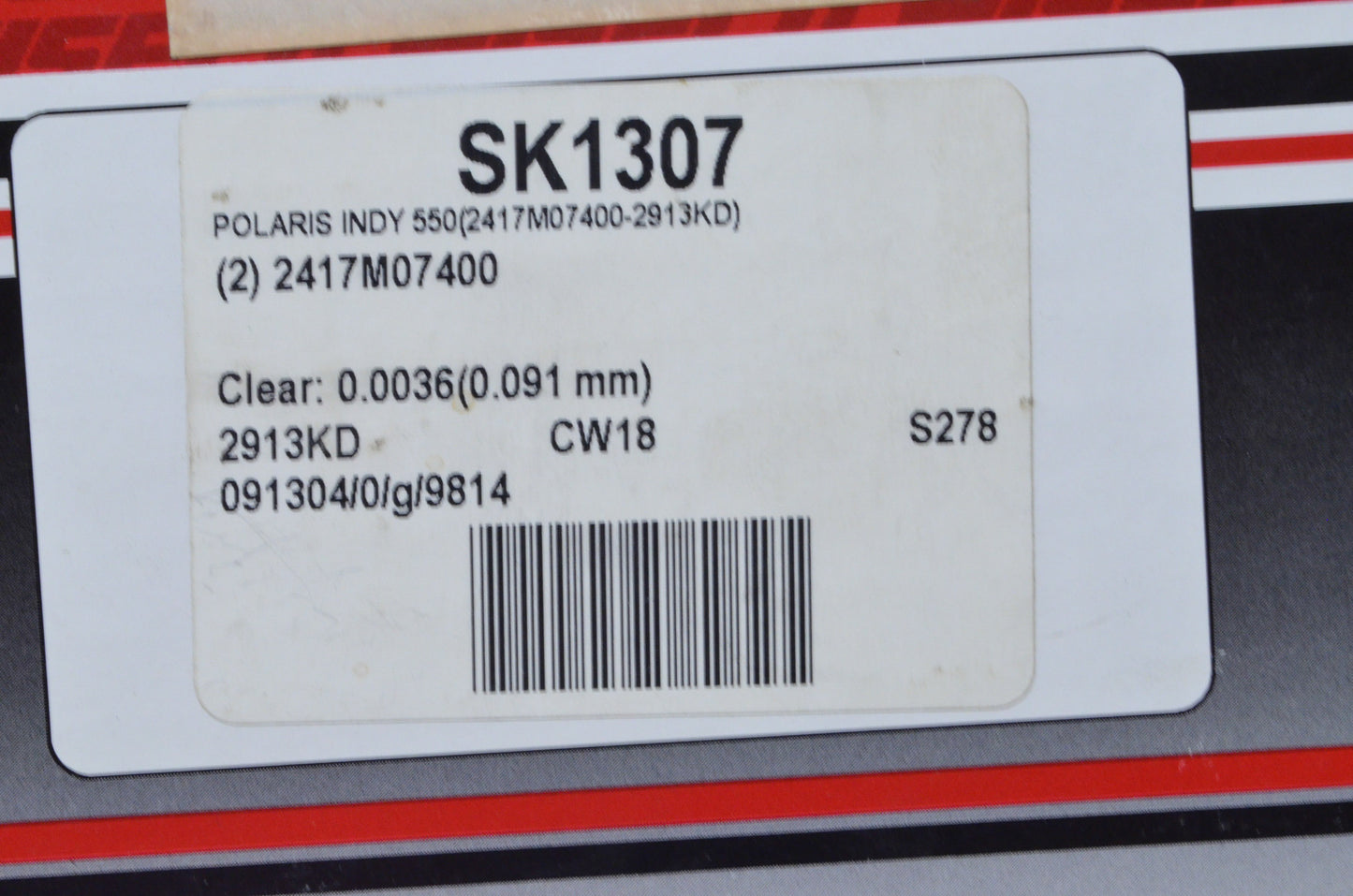 Wiseco SK1307 74MM Top End Piston Kit NOS