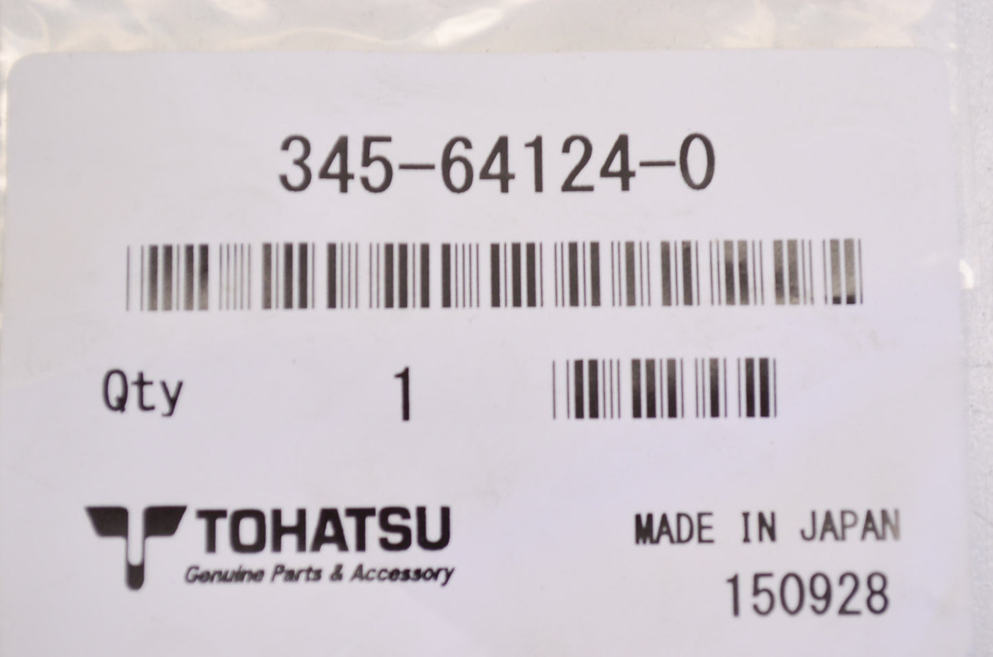 New OEM Tohatsu Washer NOS