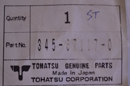 OEM Tohatsu 345-67117-0 Air Silencer Grommet NOS