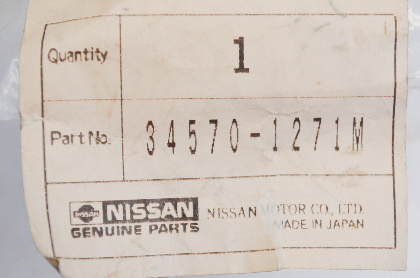 Tohatsu 34570-1271M Fuel Gauge Housing NOS