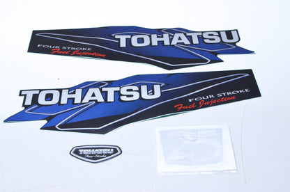 New OEM Tohatsu 25 HP Four Stroke Fuel Injection Decal Kit NOS