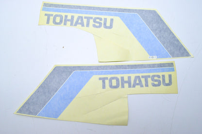 New OEM Tohatsu Black & Blue 'Tohatsu' Decal Kit NOS